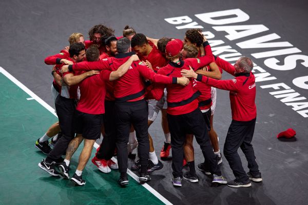 Canada sweeps singles to claim first Davis Cup