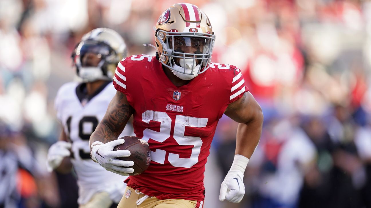49ers No. 2 RB Mitchell inactive for title game