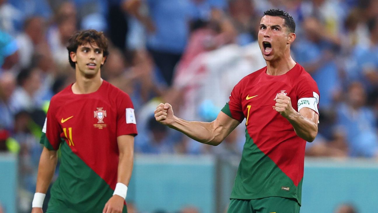 Ronaldo becomes 1st male player to score at 5 World Cups