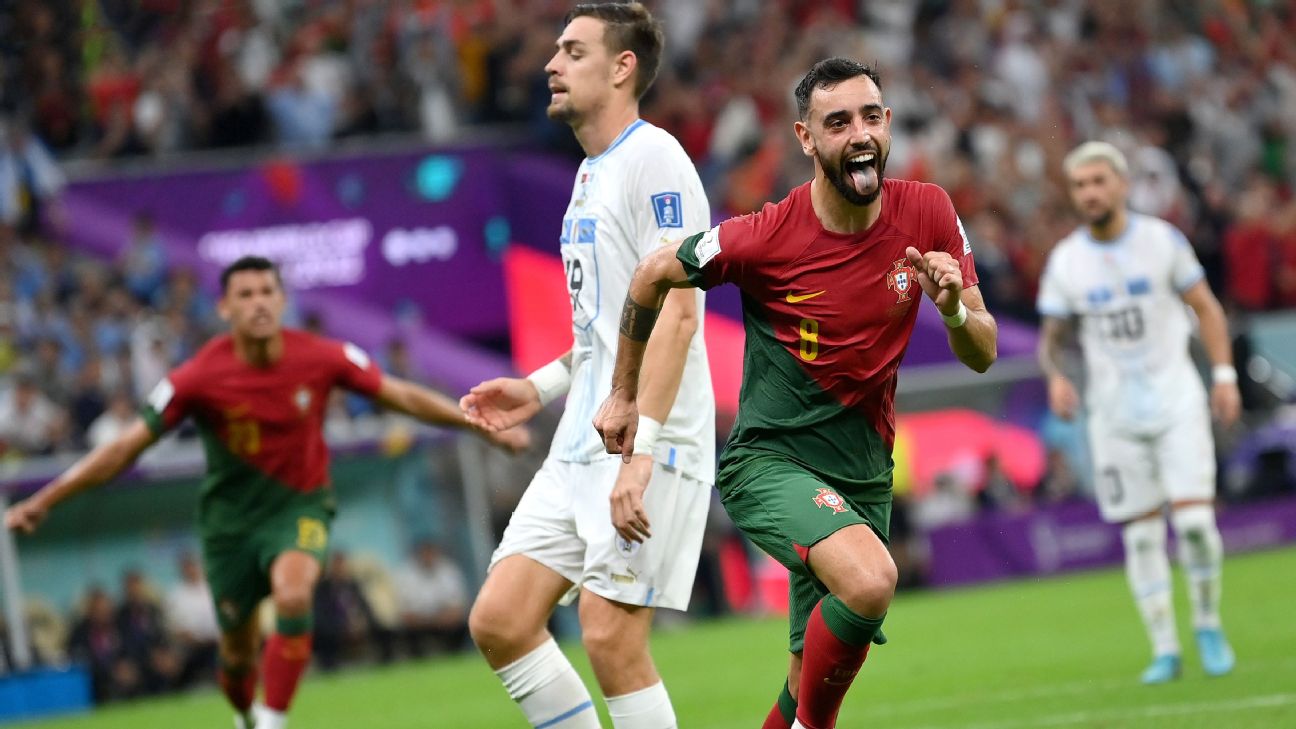 Goles y resumen del Portugal 2-0 Uruguay en Copa del Mundo Qatar 2022