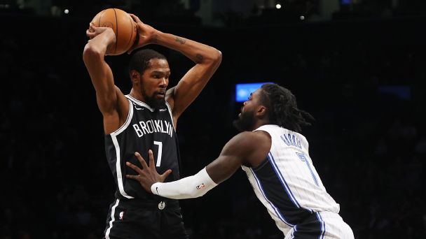 Durant laughed while being guarded in Nets-Magic game