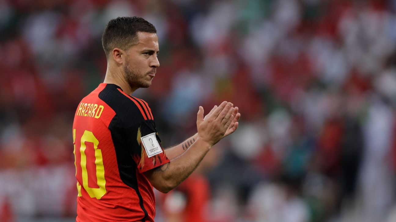 Hazard, Courtois deny rift within Belgium squad