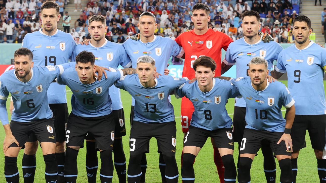 Selección Uruguaya on X: 🇺🇾 ¡𝙃𝙊𝙔 𝙅𝙐𝙀𝙂𝘼 𝙐𝙍𝙐𝙂𝙐𝘼𝙔!  #LaCeleste va por todo en la @FIFAWorldCup. 🆚 Ghana 🕜 18h (QAT) 12h (UY)  #ElEquipoQueNosUne  / X