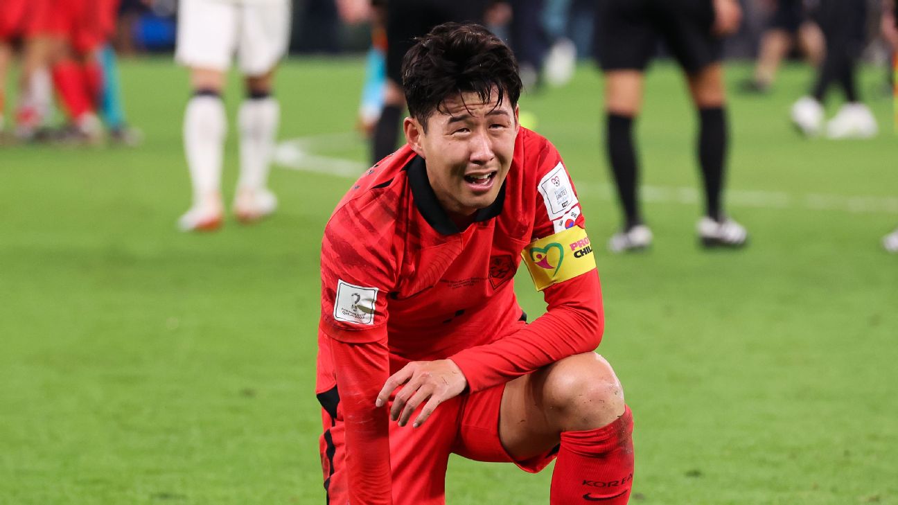 Son steps up as South Korea's late win sends Uruguay out and sums up crazy World Cup