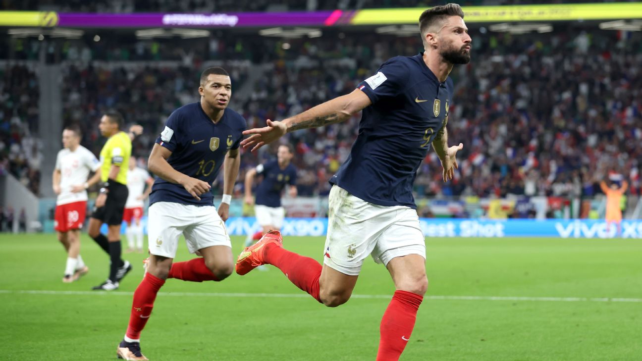 Giroud passes Henry as France's all-time scorer