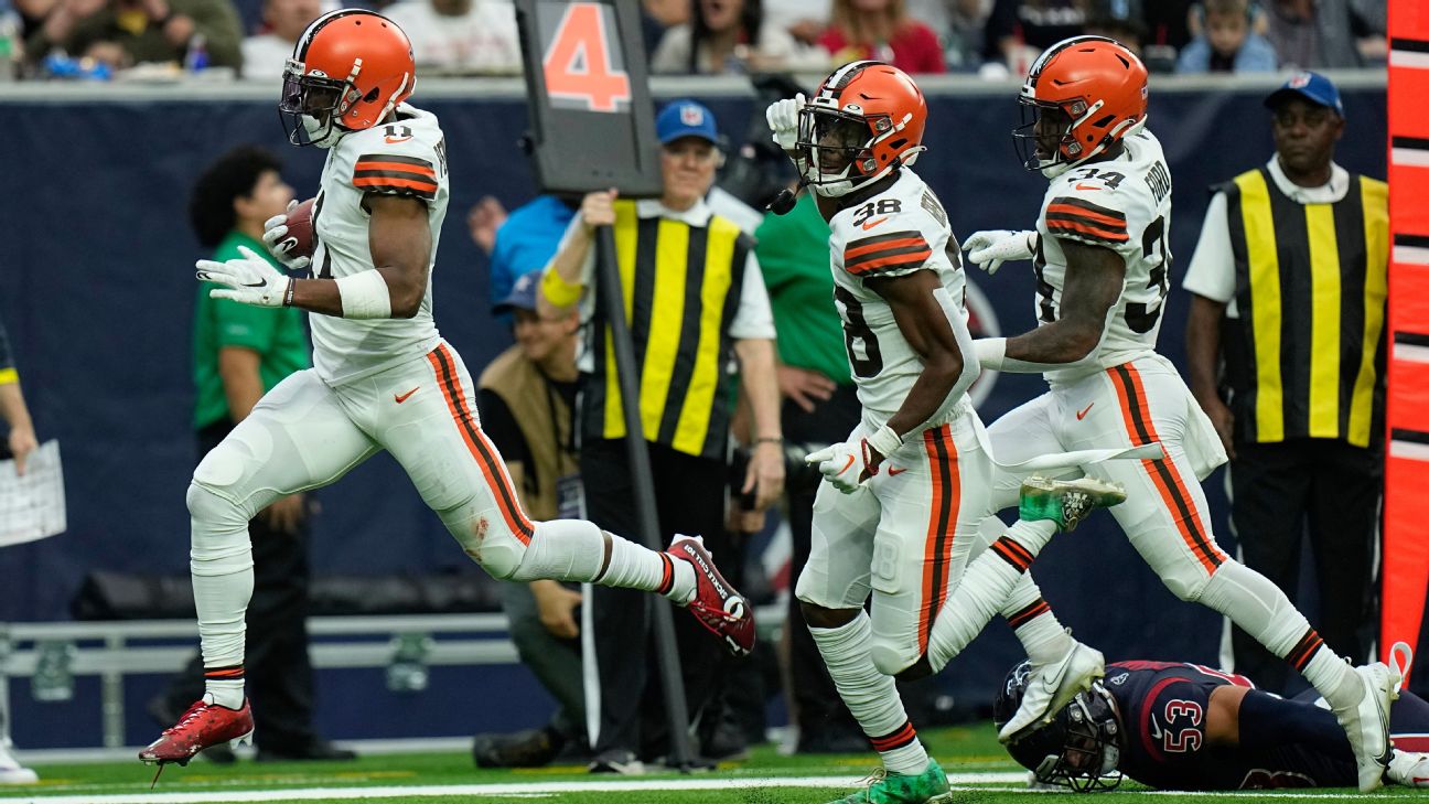 Browns vs. Texans: Recapping Donovan Peoples-Jones' punt return and all  other scoring plays