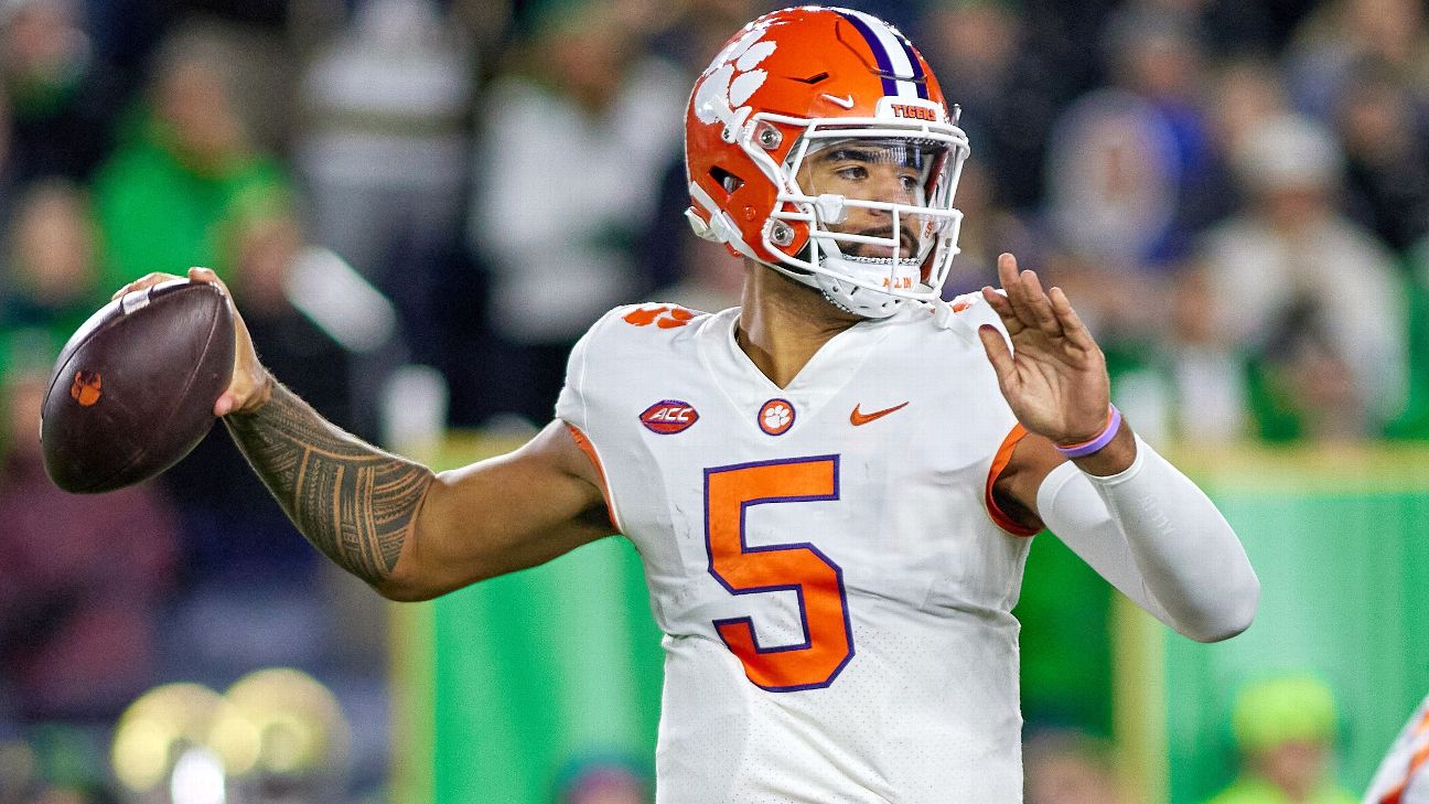 Ex-Clemson QB DJ Uiagalelei transferring to Oregon State - ESPN