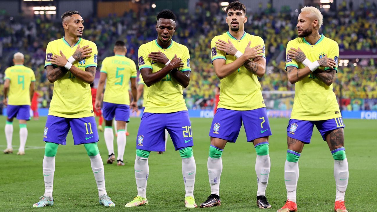 Brasil, que tiene más de diez bailes ensayados, no dejará de festejar así  en el Mundial, aunque incomode