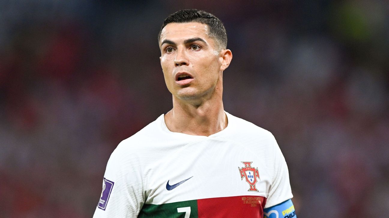 Ronaldo breaks men’s international cap record