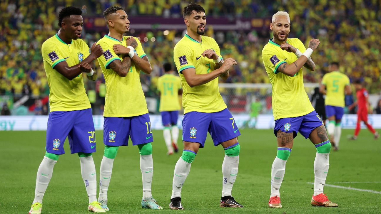 Brazil dances its way into World Cup quarterfinals thanks to dazzling  display against South Korea