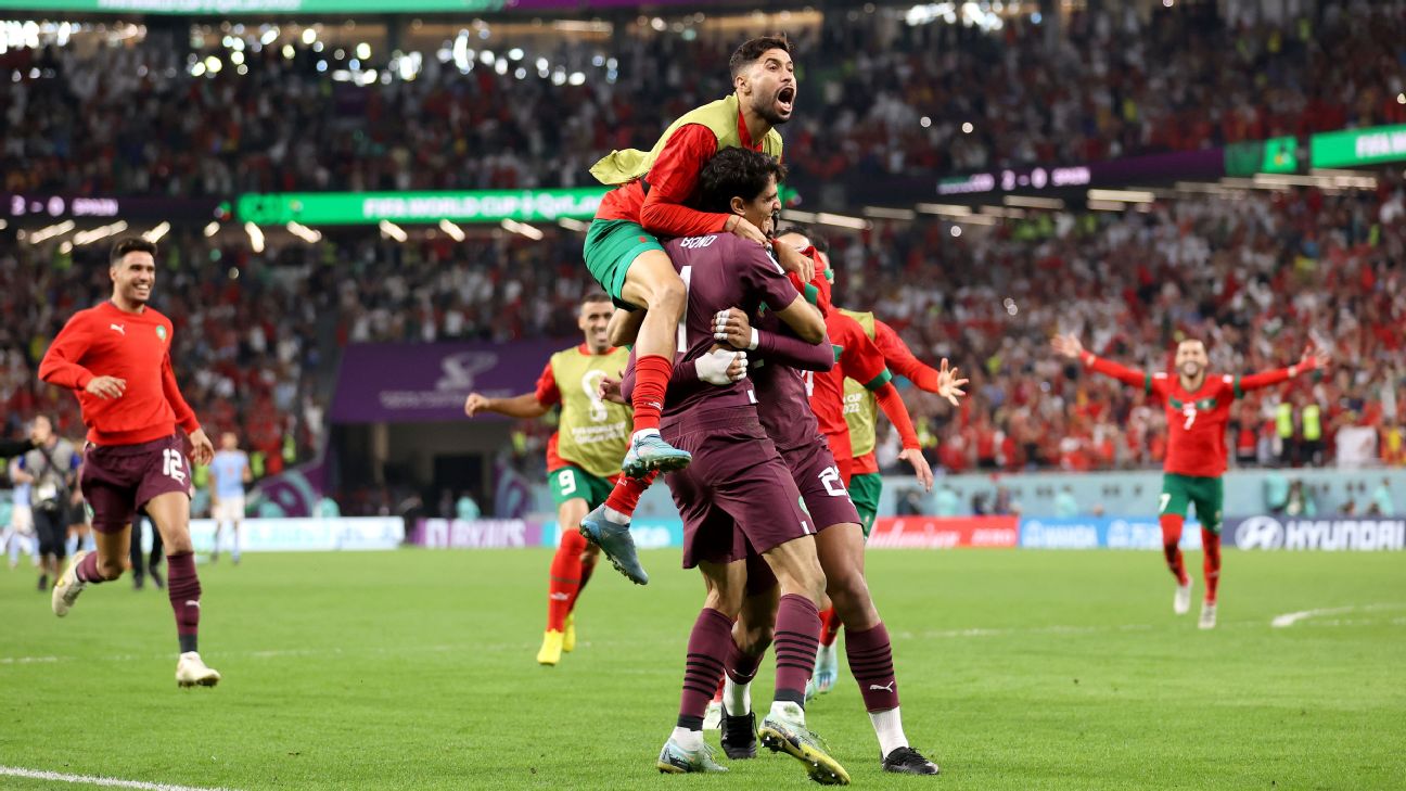 Marrocos elimina Espanha nos pênaltis e vai às quartas da Copa pela  primeira vez na história - Gazeta Esportiva