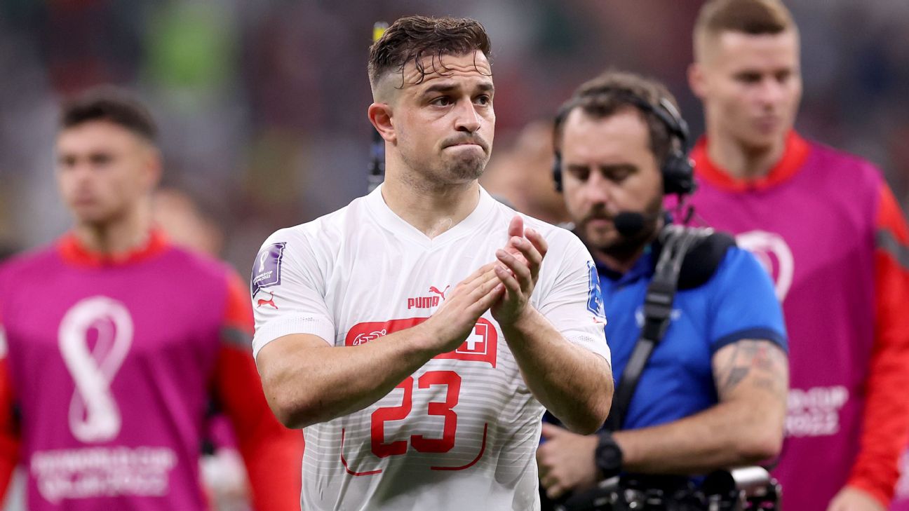 Shaqiri apologises to Swiss fans after 6-1 rout
