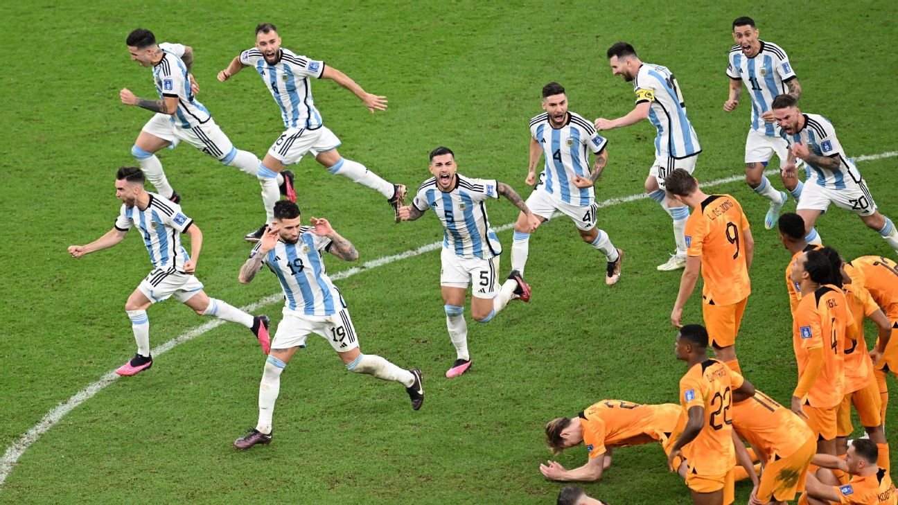 Argentina beats the Netherlands in penalty kicks at the World Cup  quarterfinals