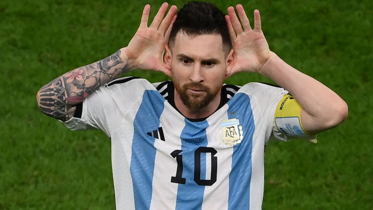 Messi doutrina, bate recordes pela Argentina e está a um passo do paraíso  na Copa do Mundo - Lance!