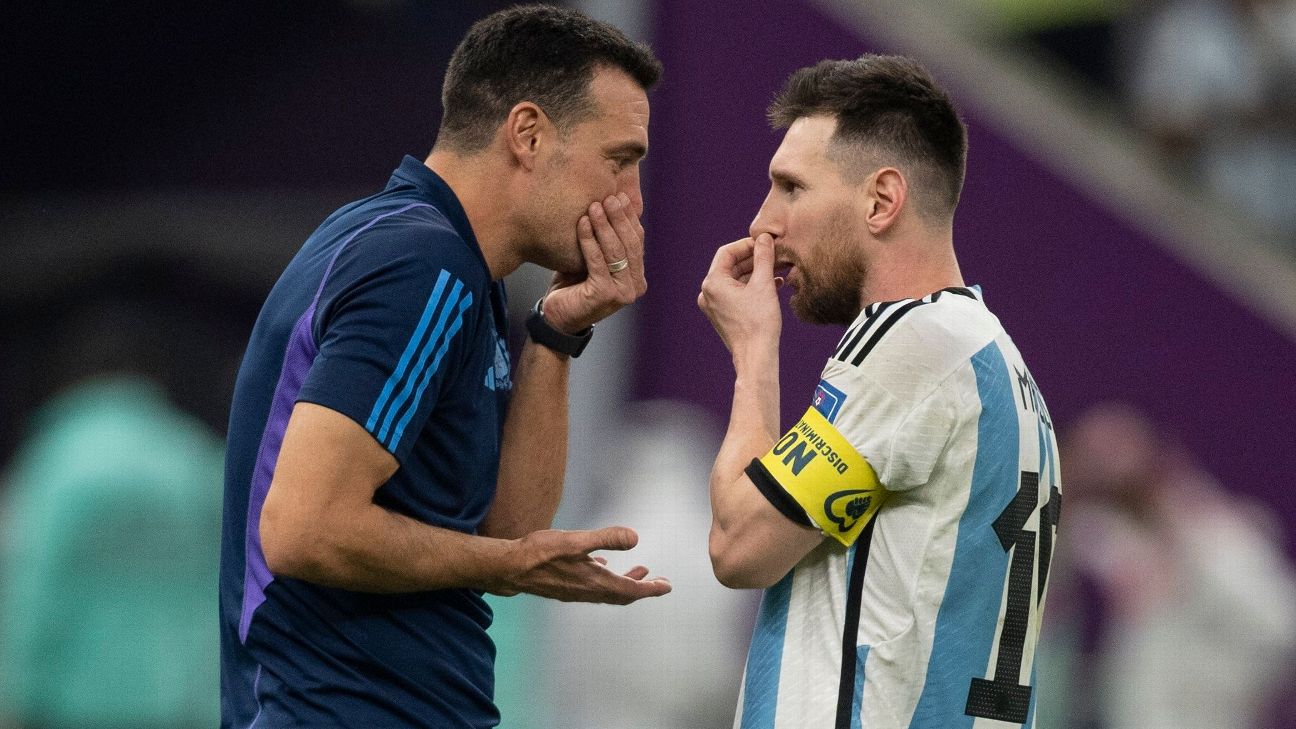 Scaloni's flexibility has helped Argentina and Messi adapt at World Cup