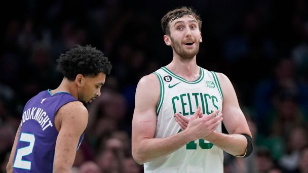 Boston Celtics center Luke Kornet's 'Kornet Contest' looks weird -- but it's effective