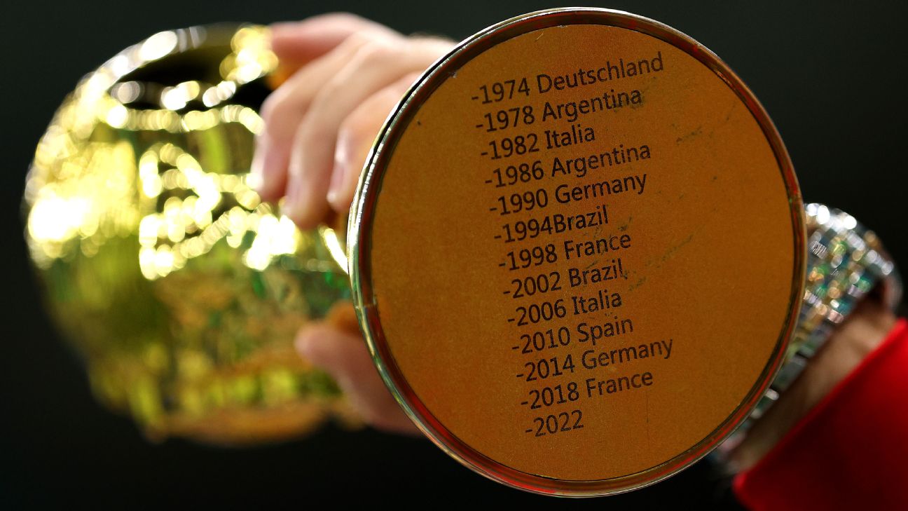 As seleções campeãs mundiais desde 1930 - Confederação Brasileira de Futebol
