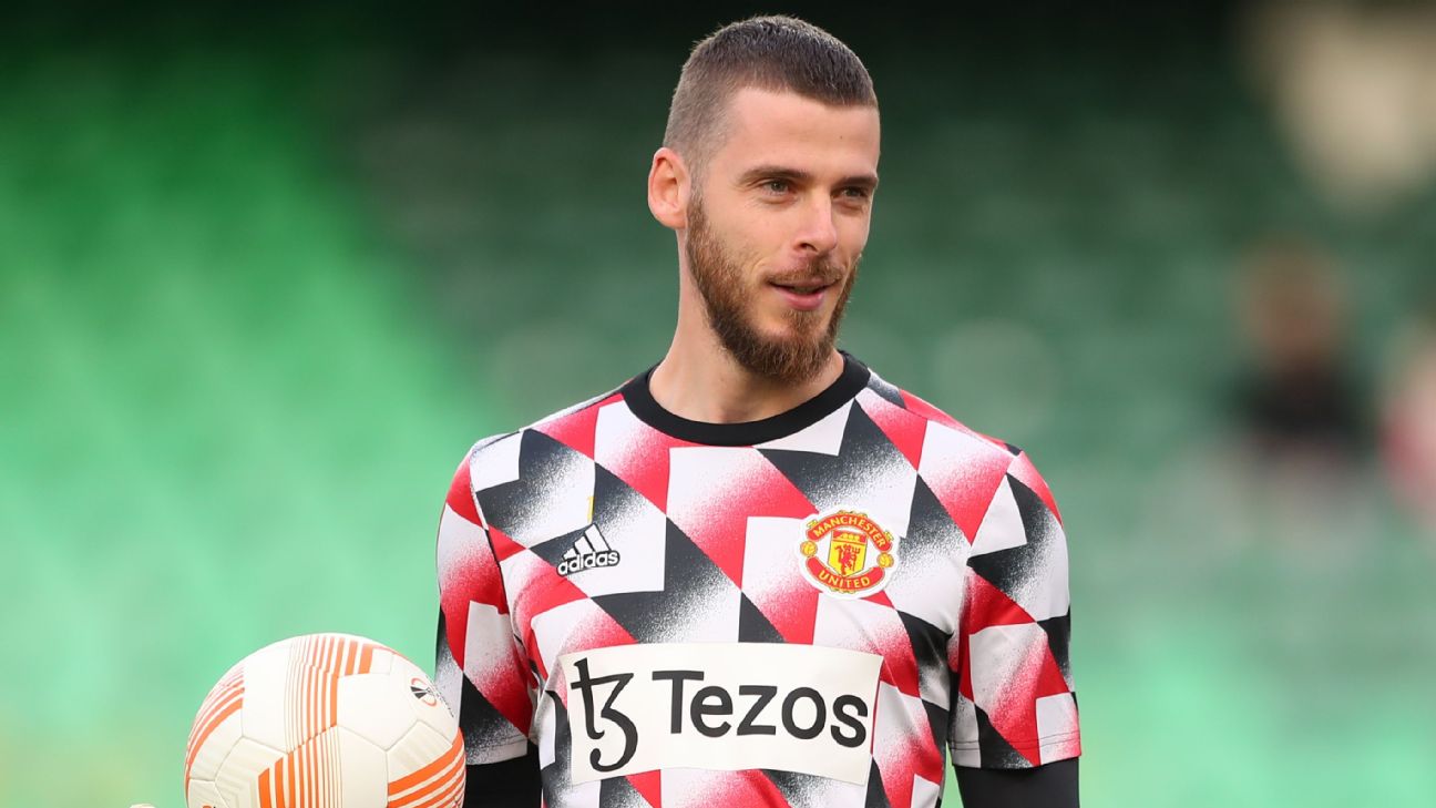 David De Gea staring at the end at Man Utd with no idea if they will keep  him