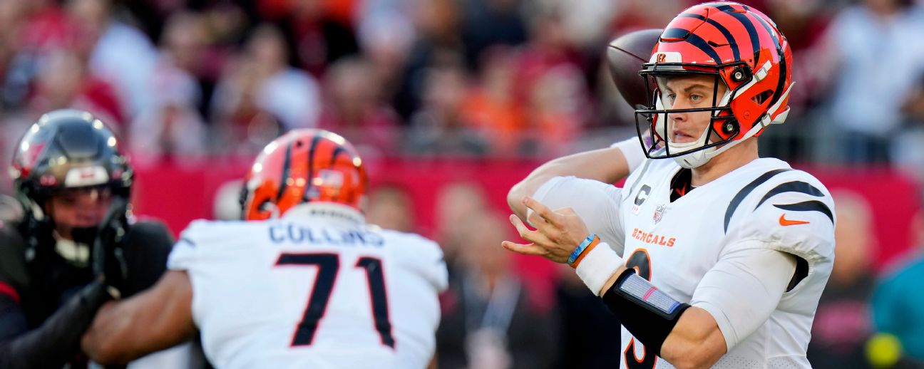 Ikuti langsung: Bisakah Brady, Bucs yang berjuang memperbaiki kapal melawan Burrow, melonjak Bengals?