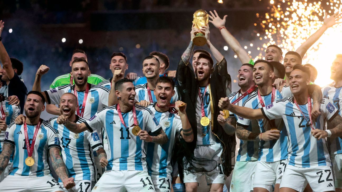 Best photos from the World Cup final