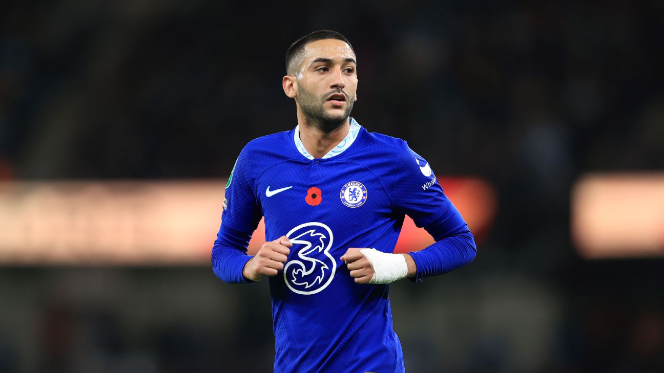 Sources: PSG agree loan for Chelsea's Ziyech