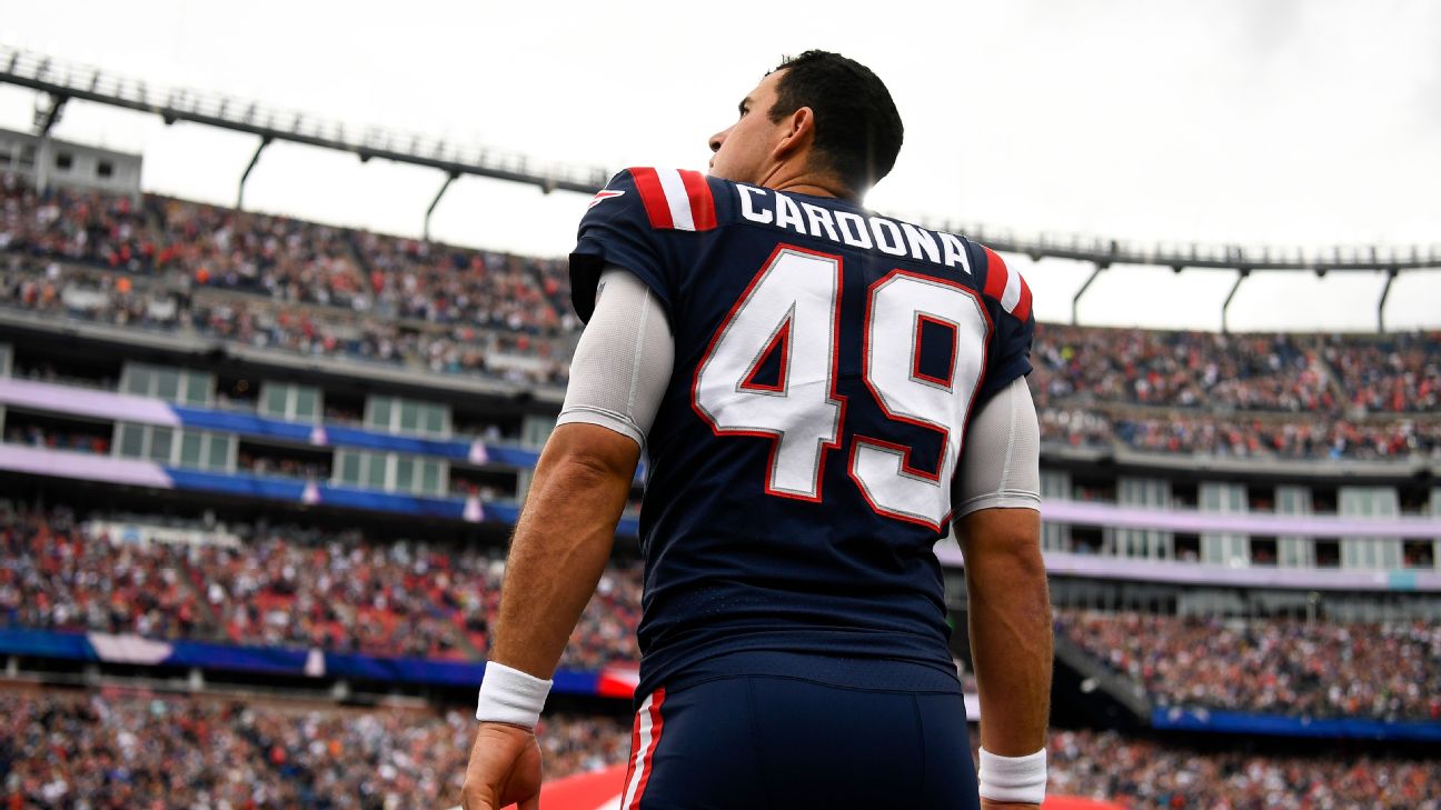 Joe Cardona - New England Patriots Long Snapper - ESPN