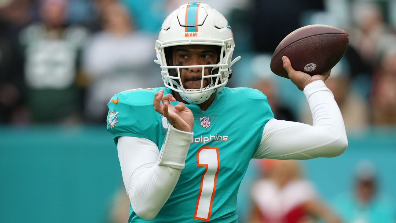 Miami Dolphins QB Tua Tagovailoa out indefinitely after second