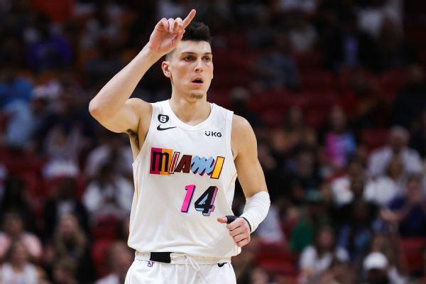 Heat's Herro out for Game 3 as rehab continues