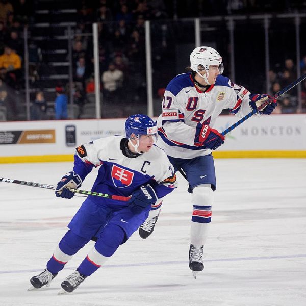 Slovakia doubles up U.S. in upset at world juniors