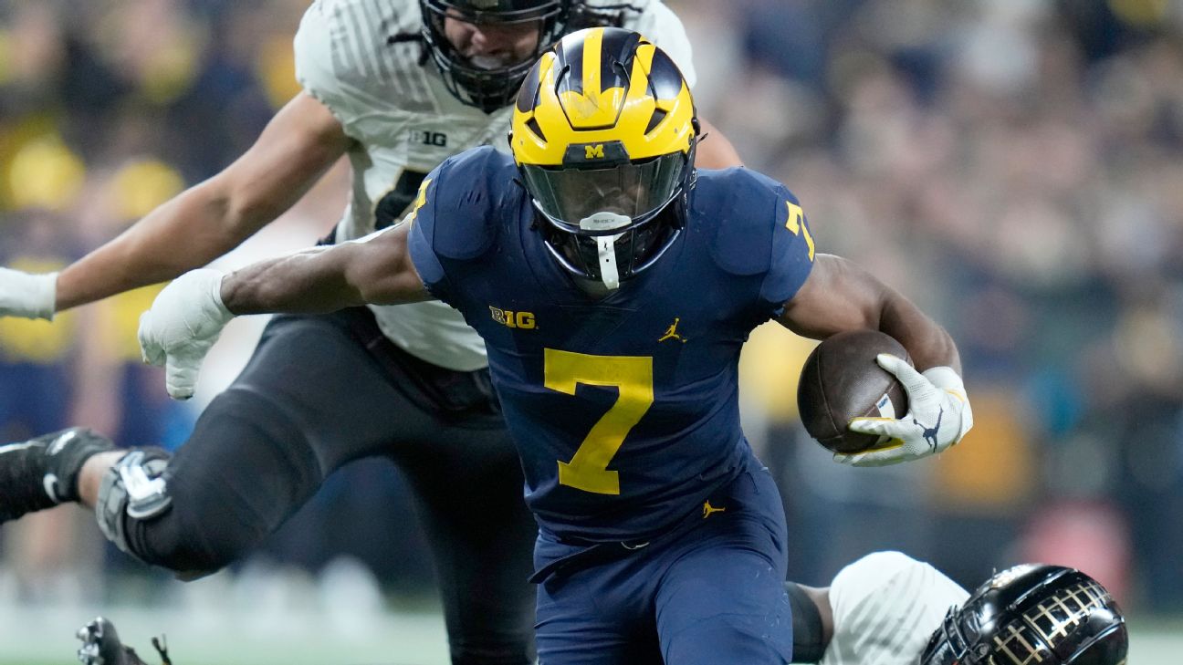 Michigan RB Edwards says hand injury won t limit him ESPN