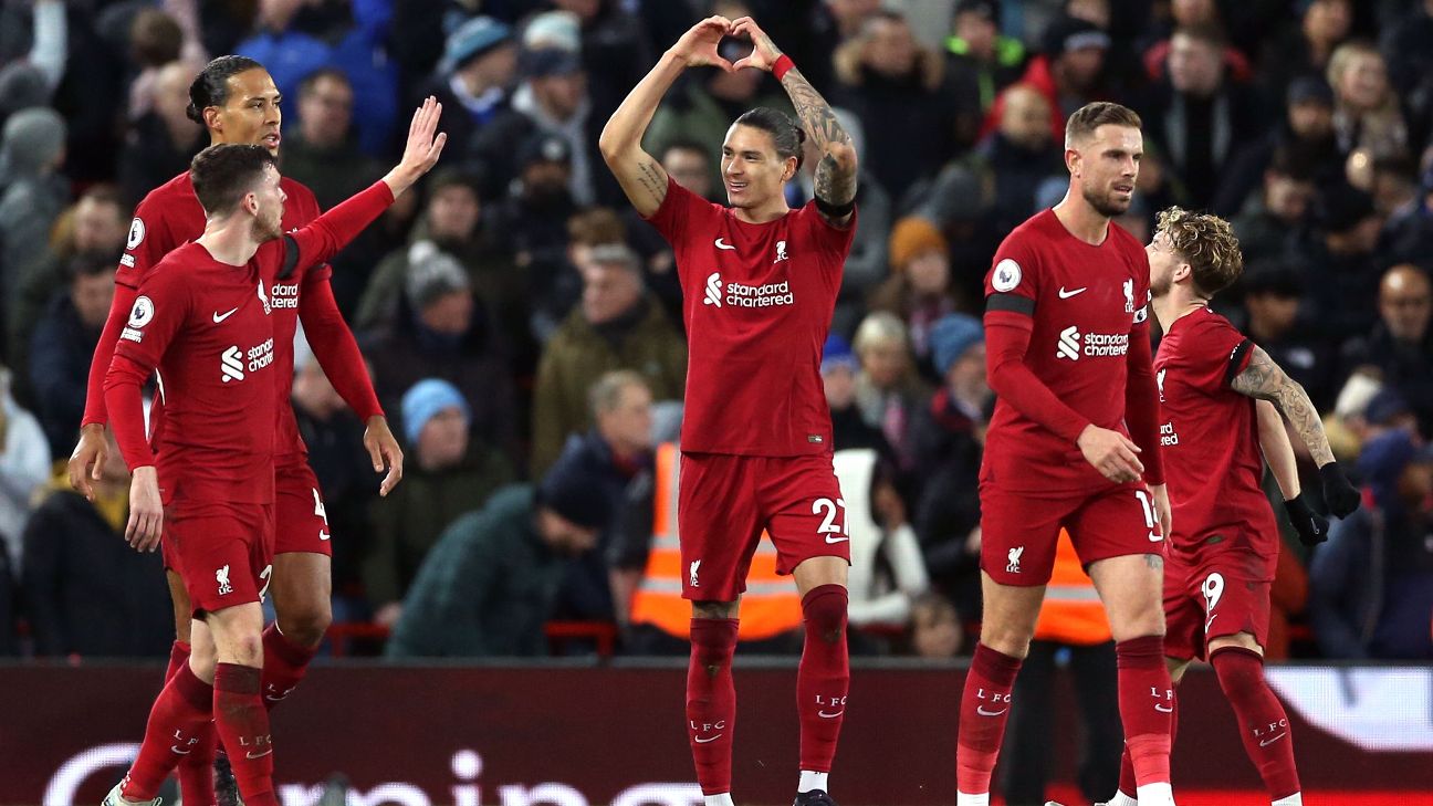 Nunez helps Liverpool push Leicester past their breaking point