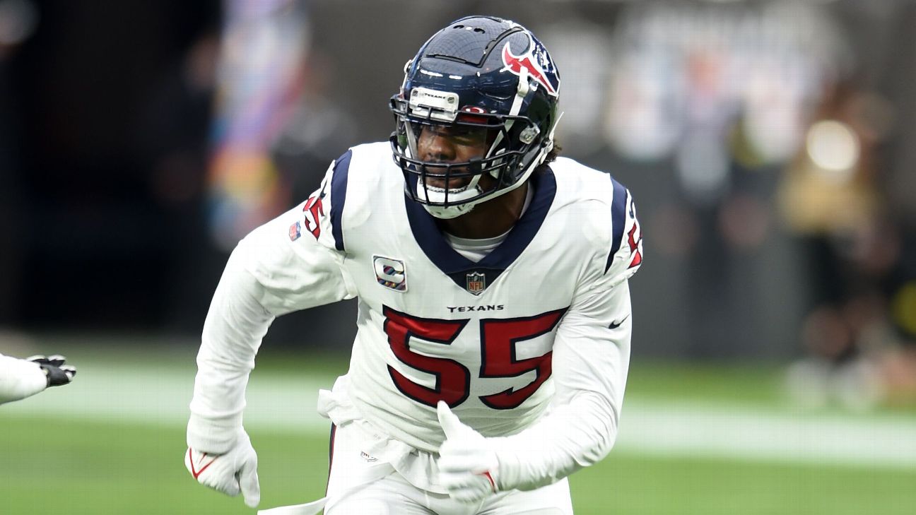 Jerry Hughes feels young, credits Texans' training, nutrition staffs