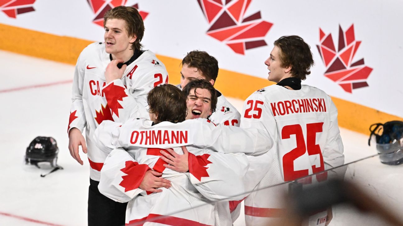 Canada beats Czech Republic for 20th world junior hockey title