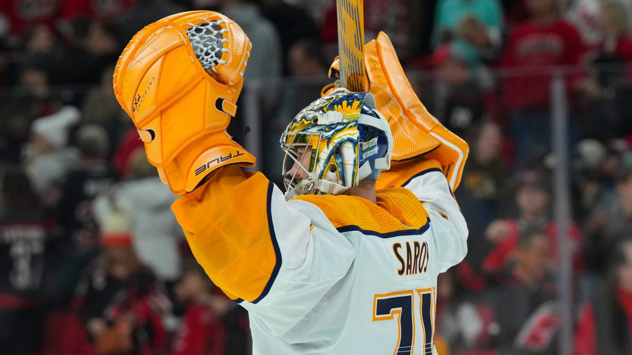 Nashville Predators defeat LA Kings behind Juuse Saros, power play