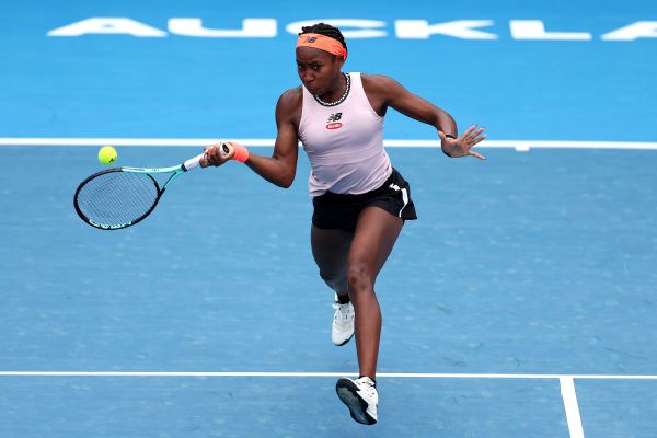 Gauff, in a groove, breezes into ASB Classic final