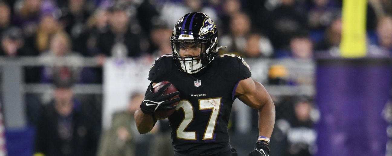 Ravens RB J.K. Dobbins scores TD following massive run on two-play