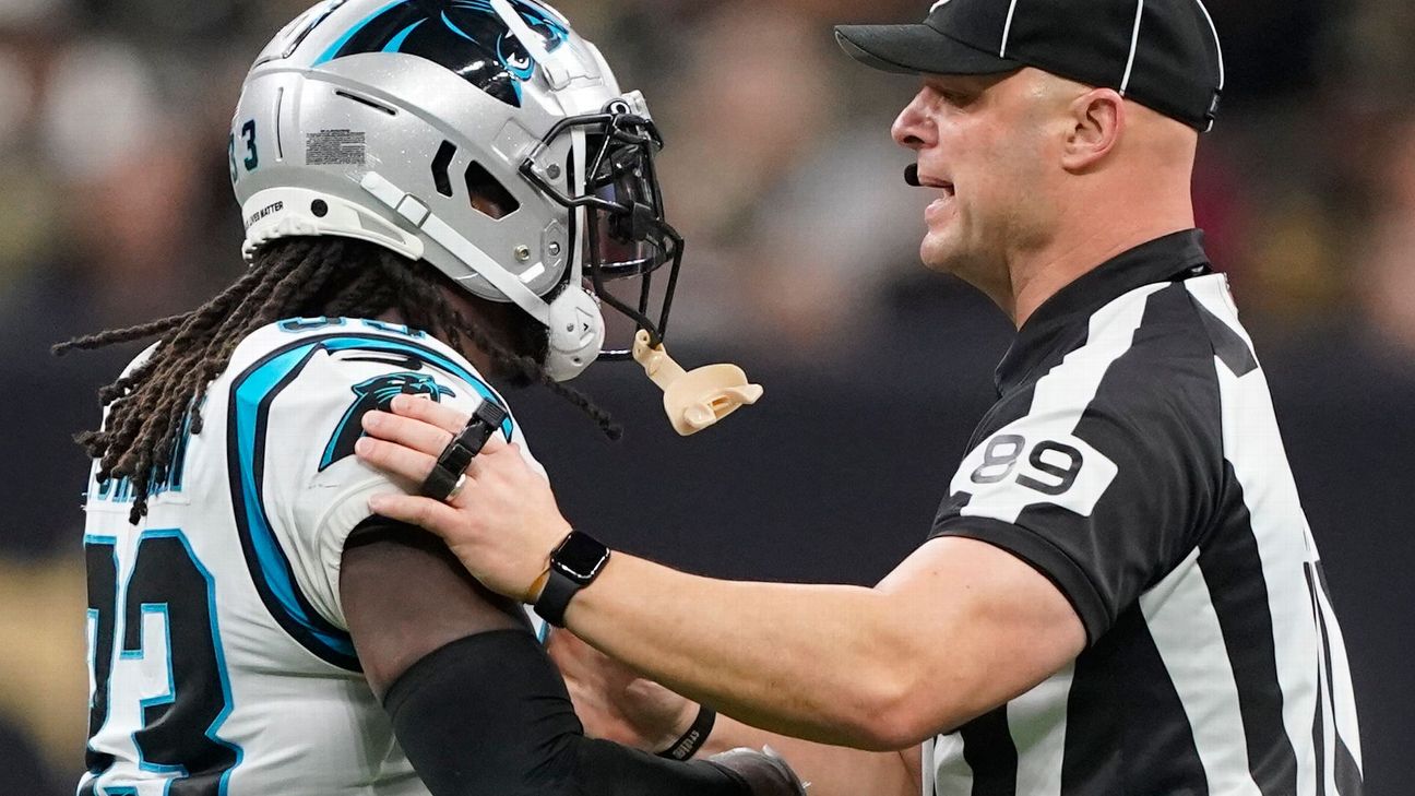 Fight leads to ejection of 2 players in Saints-Panthers game, Saints