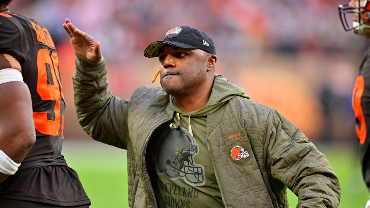 Cleveland Browns fire defensive coordinator Joe Woods - ESPN