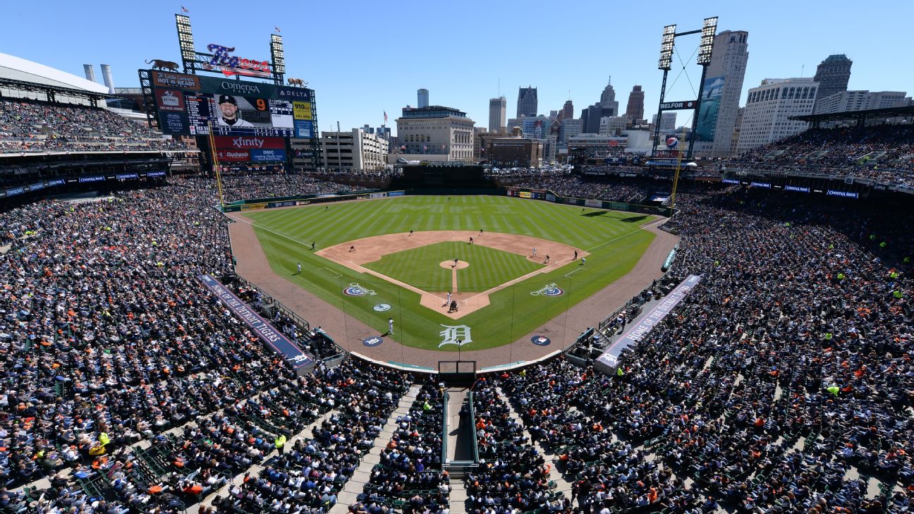 Tigers change Comerica Park dimensions to encourage offense - ESPN