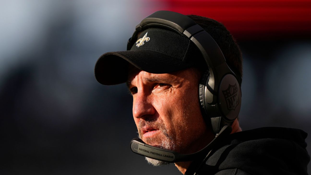 With Saints' offense continuing to struggle, coach Dennis Allen rules out  staff changes