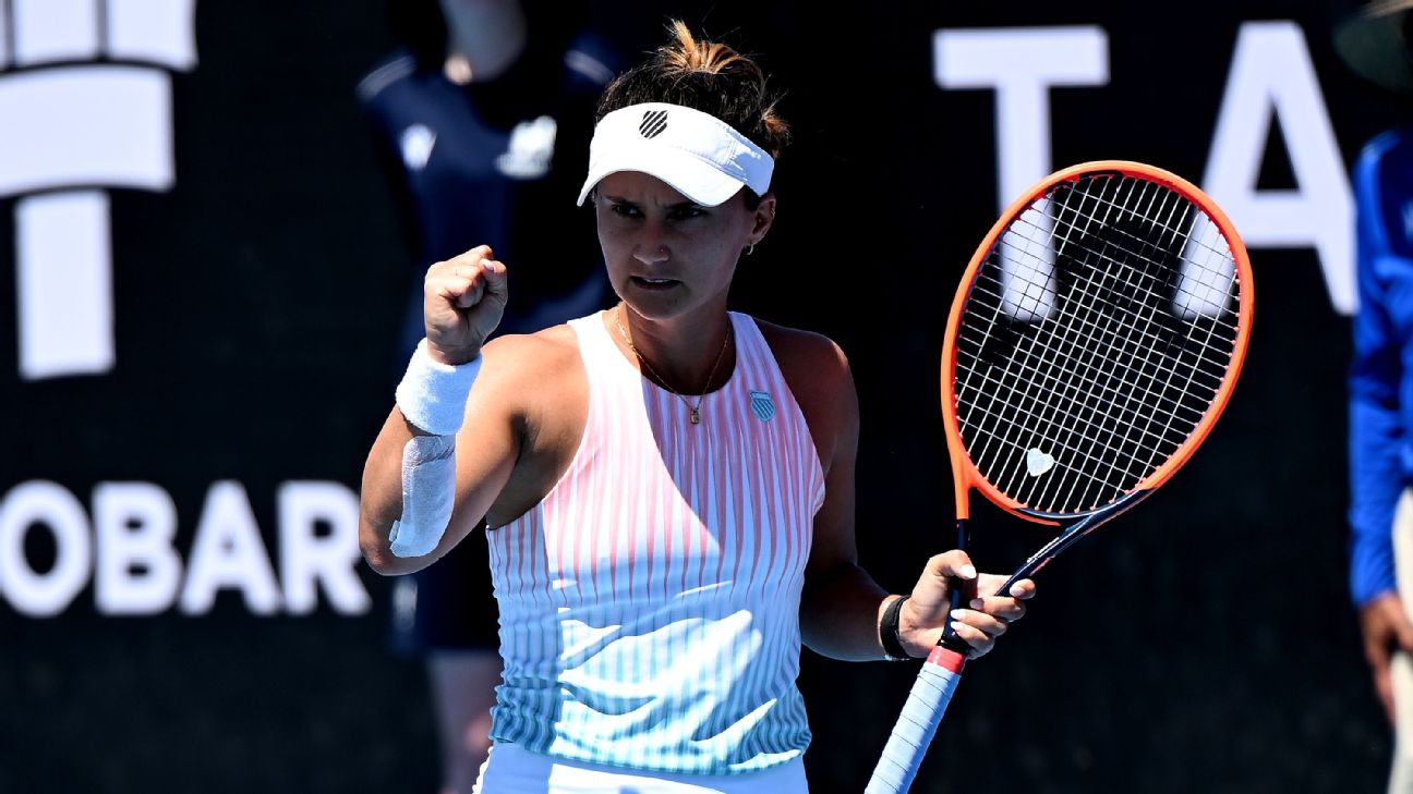 tag på sightseeing bag udstødning Tennis Lauren Davis wins second career WTA title at Hobart International -  ESPN