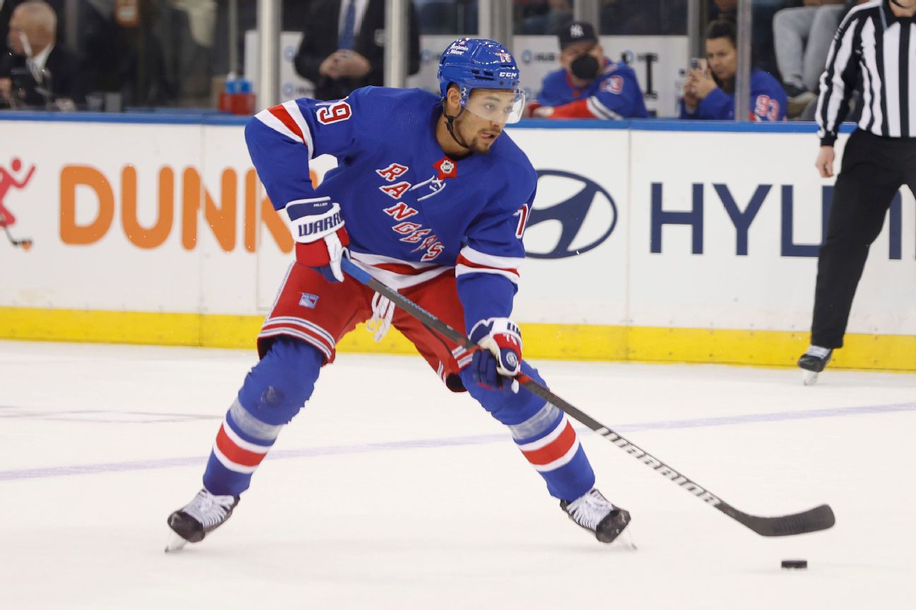 NHL suspends Rangers’ Miller for spitting incident