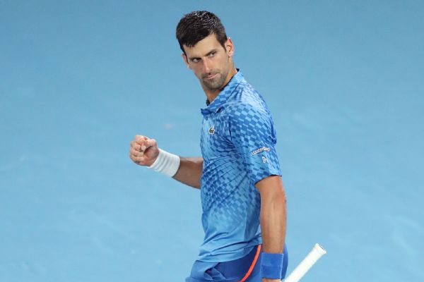 Djokovic back on top Down Under with win