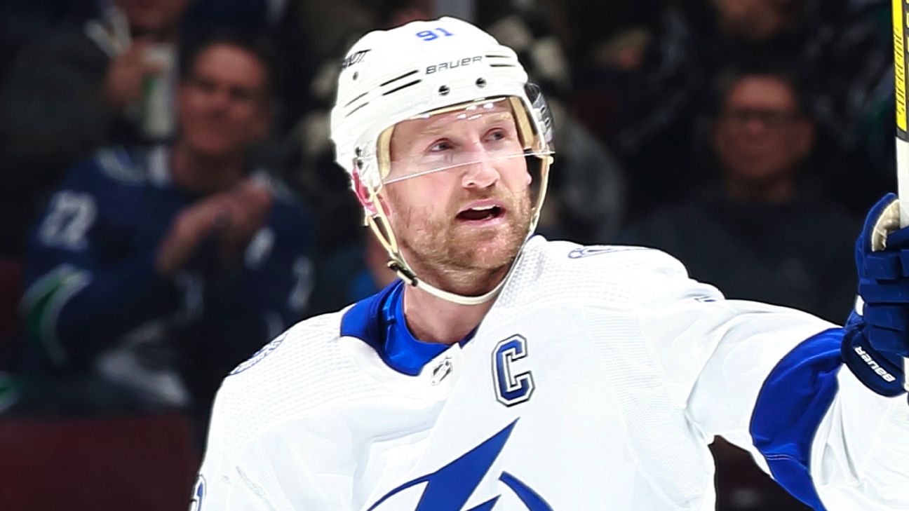 Tampa Bay Lightning plan to shelve talks with 'disappointed' Steven Stamkos  until after season