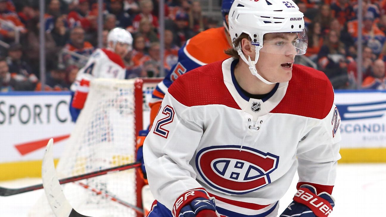 Canadiens: Injured forward Juraj Slafkovsky out three months