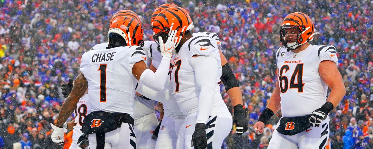 Bengals' Joe Burrow finds Ja'Marr Chase for 28-yard TD