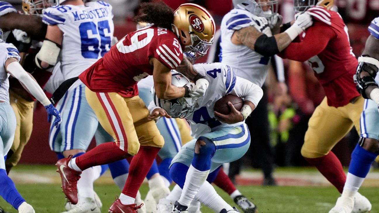 49ERS vs COWBOYS: Dónde y cuándo ver EN VIVO, Juego de Comodín, Playoffs de  la NFL