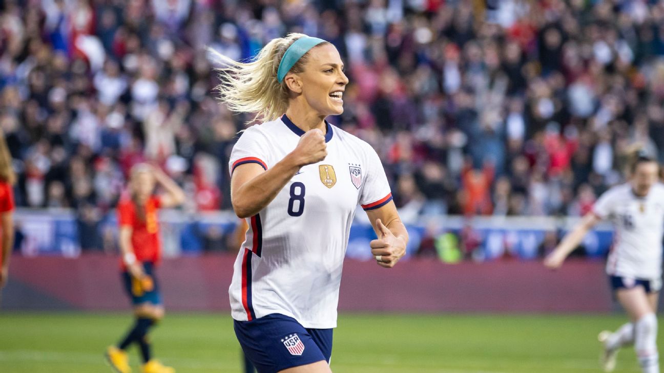 Ertz, Smith return to USWNT team against Ireland