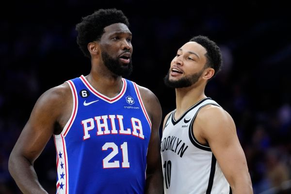 Simmons, Embiid 'duke it out' before wild crowd