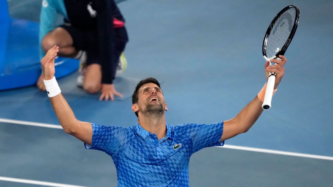 Djokovic reclaims top ATP ranking; Sabalenka new No